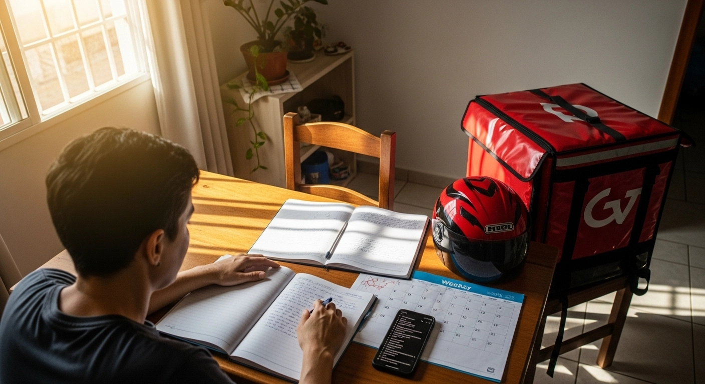 Como organizar horários quando faz mais de um bico