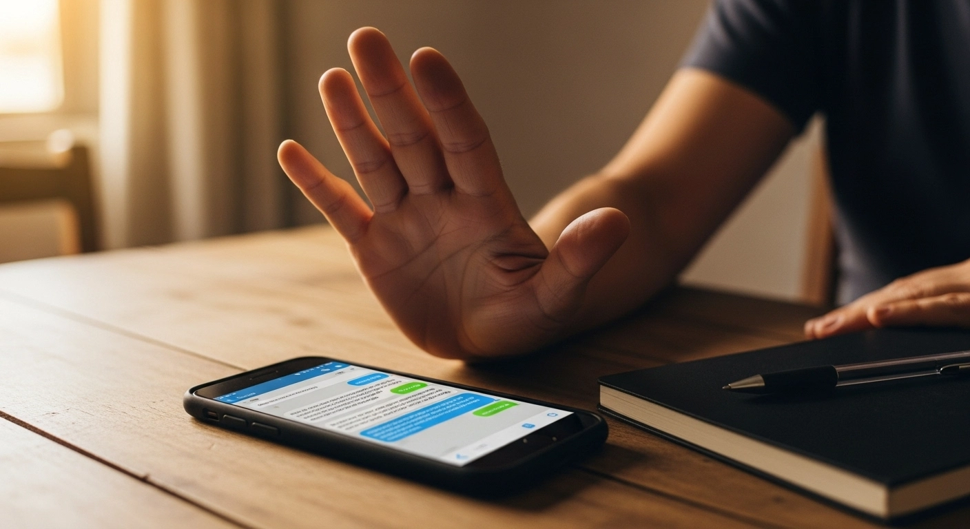 Mensagem pronta para recusar proposta suspeita