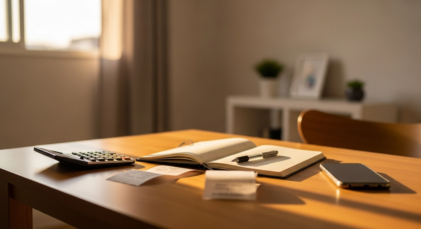 Checklist mensal de organização da renda extra