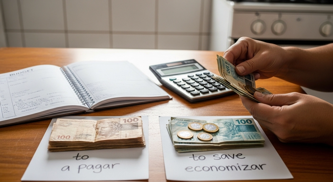 Comparação entre guardar ou pagar dívidas com renda extra